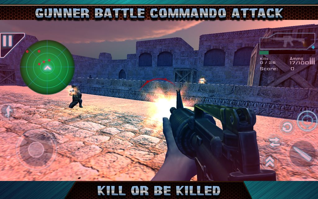 ս(Gunner Battle Commando Attack)