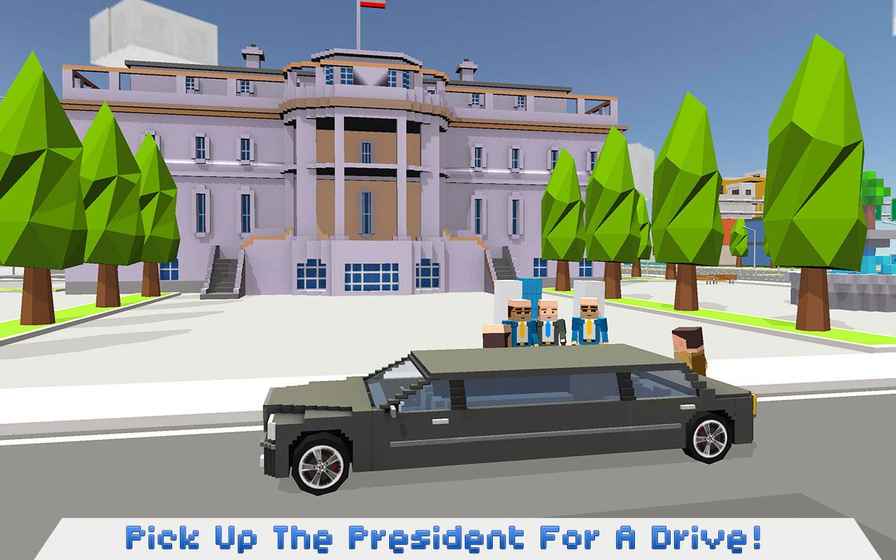 ׹˾(Mr. Blocky White House Driver)