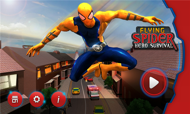 Ӣ֩޽(Flying Spider Hero Survival)